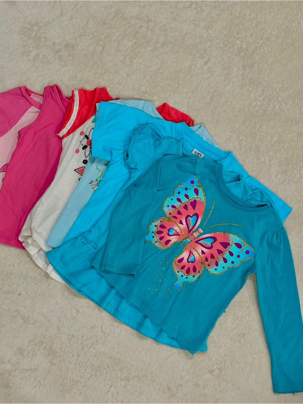 7-Pack Girls’ Tops, 4/4T